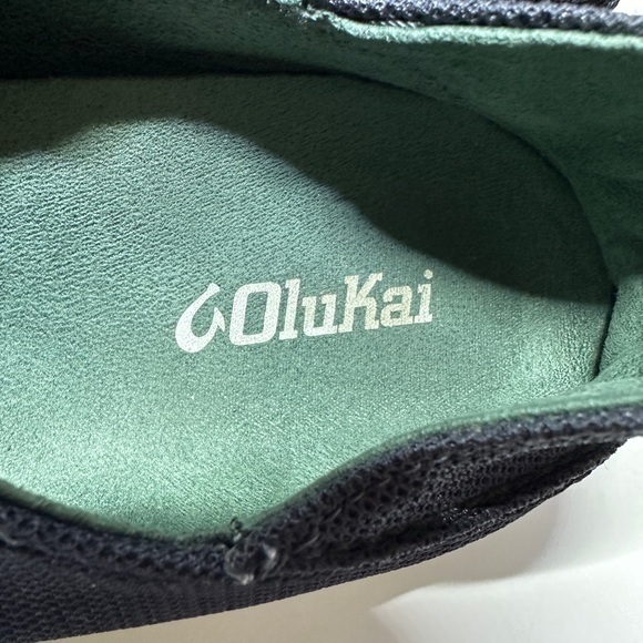 Olukai Nohea Mesh Navy Blue Green Slip‎ On Shoe Men’s Size 10 - Picture 7 of 8